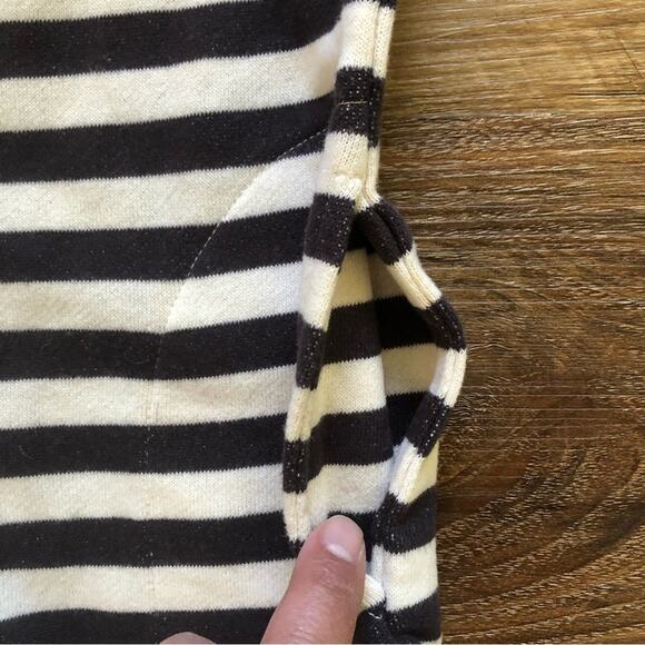 Junk Food Girls’ Mickey Mouse Romper Cream Black Stripes Size 6 NWT - Picture 2 of 6